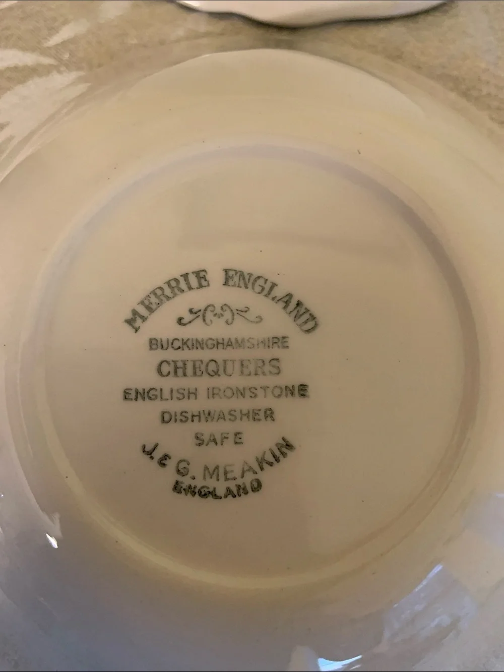 Merrie England J& G Meakin English Ironstone Cereal Soup Bowls Set of 4